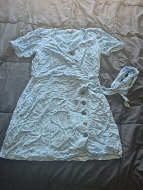 american eagle denim corset dress AE Sleeveless Corset Denim Dress